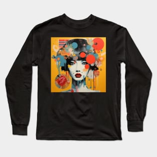 Japanese Pop Art Girl Long Sleeve T-Shirt